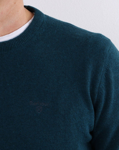 Barbour Lammwollpullover Dunkelaqua