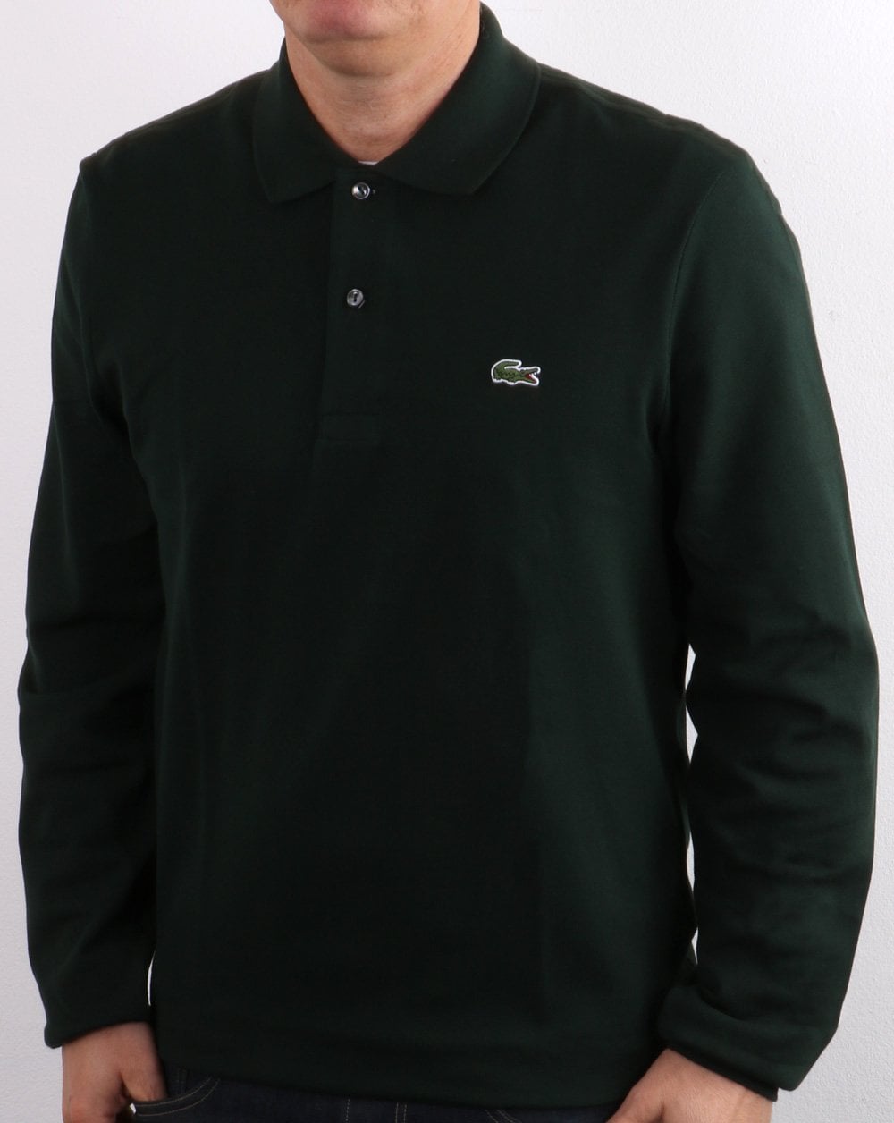 Lacoste Long Sleeve Polo Shirt Dark Green