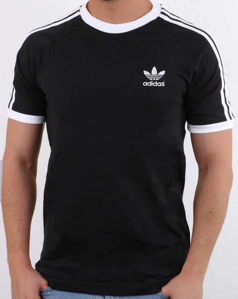 Adidas Originals 3 Stripes T Shirt Black
