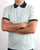 Barbour Contrast Collar Polo Aqua