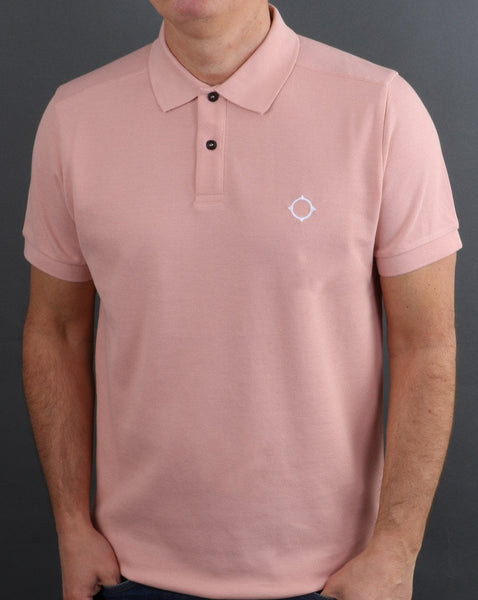 Ma.strum Pique Polo Salmon