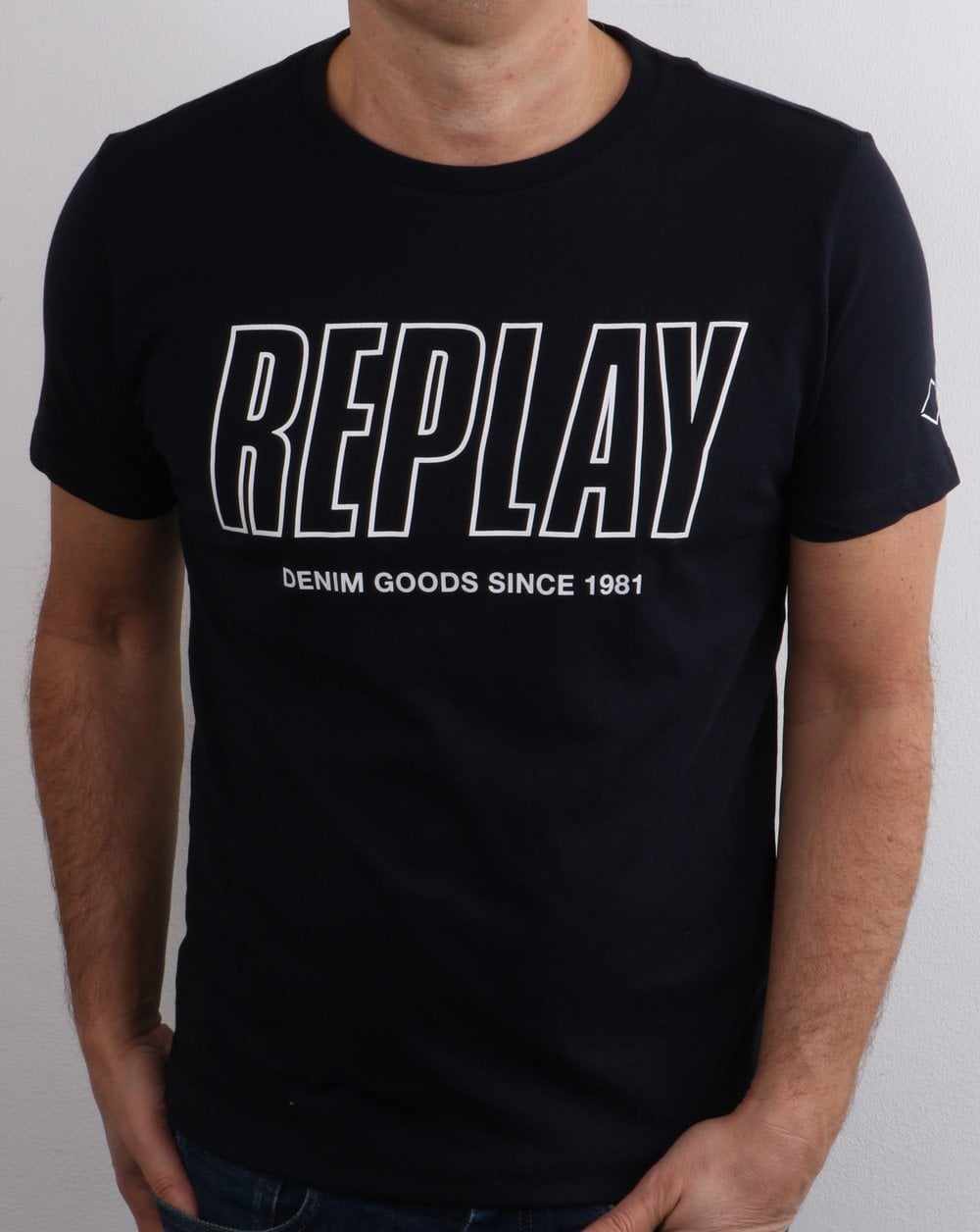 Replay T-Shirt Dunkelblau