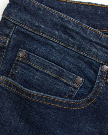 Weekend Offender – Tapered Fit Jeans in dunklem Vintage-Look