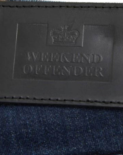 Weekend Offender – Tapered Fit Jeans in dunklem Vintage-Look