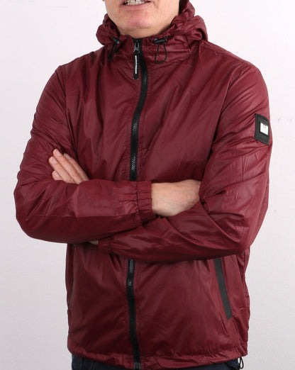 Weekend Offender Technikerjacke Burgunderrot