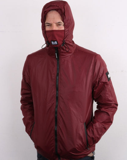 Weekend Offender Technikerjacke Burgunderrot