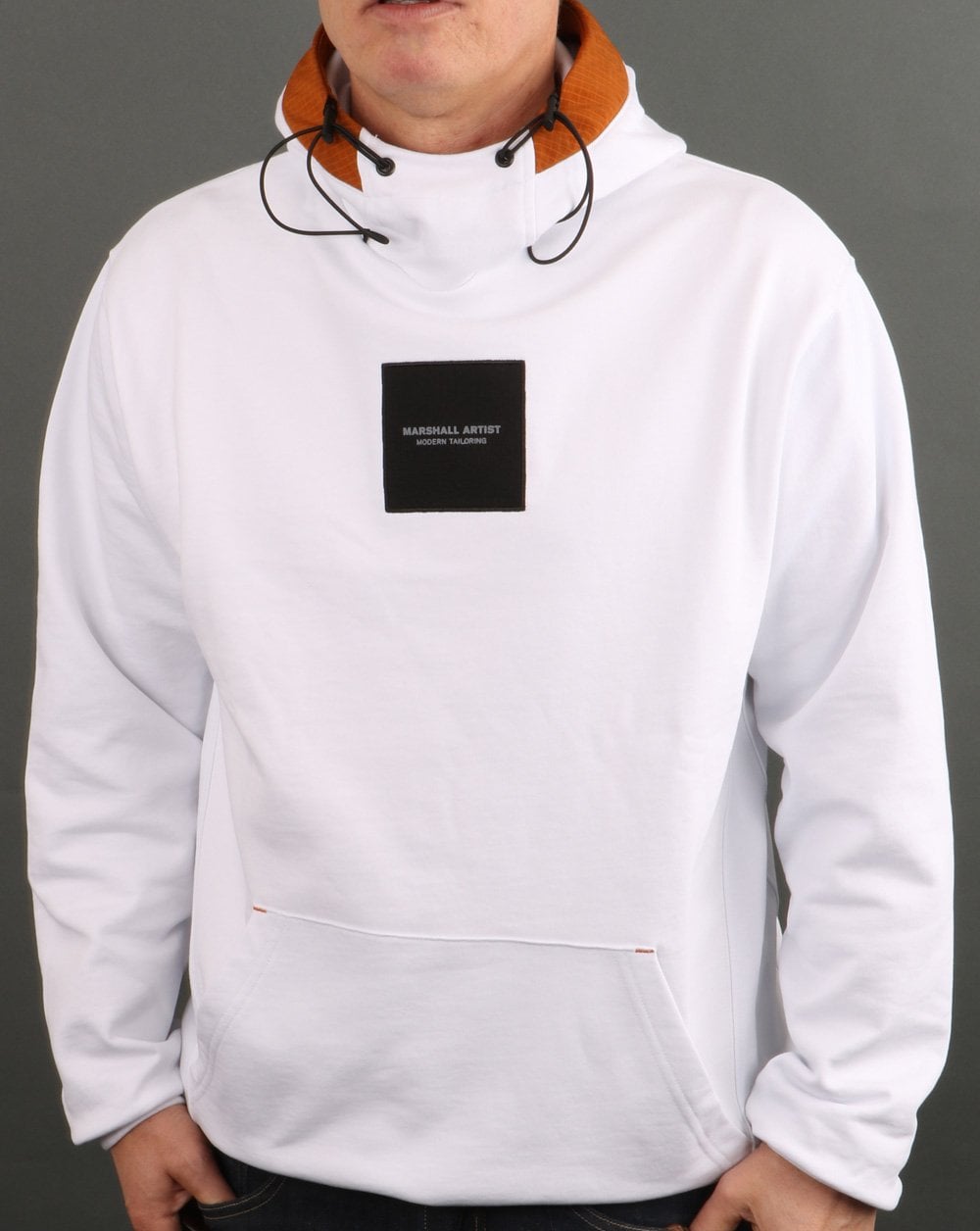 Marshall Artist Liquid Ripstop Logo Hoody Weiß