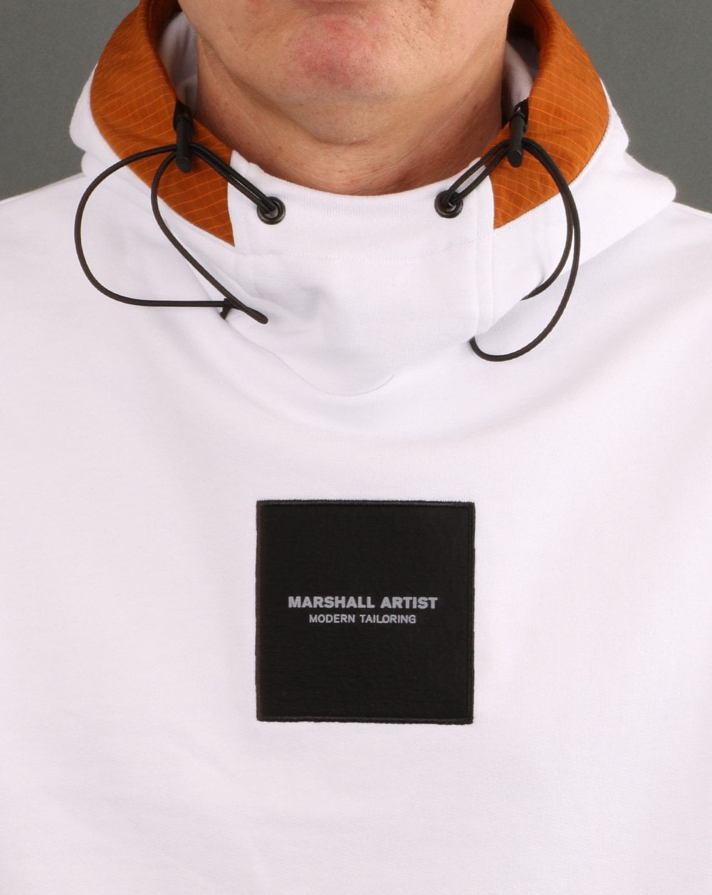 Marshall Artist Liquid Ripstop Logo Hoody Weiß