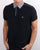 Weekend Offender Check Collar Polo Shirt Navy