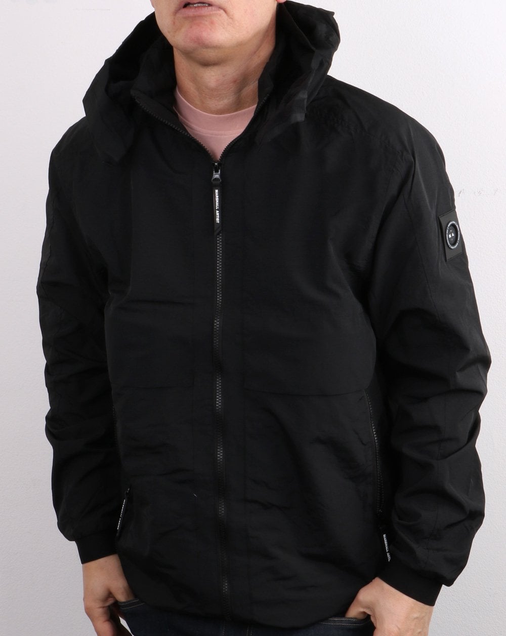 Marshall Artist Acier Langer Parka Schwarz