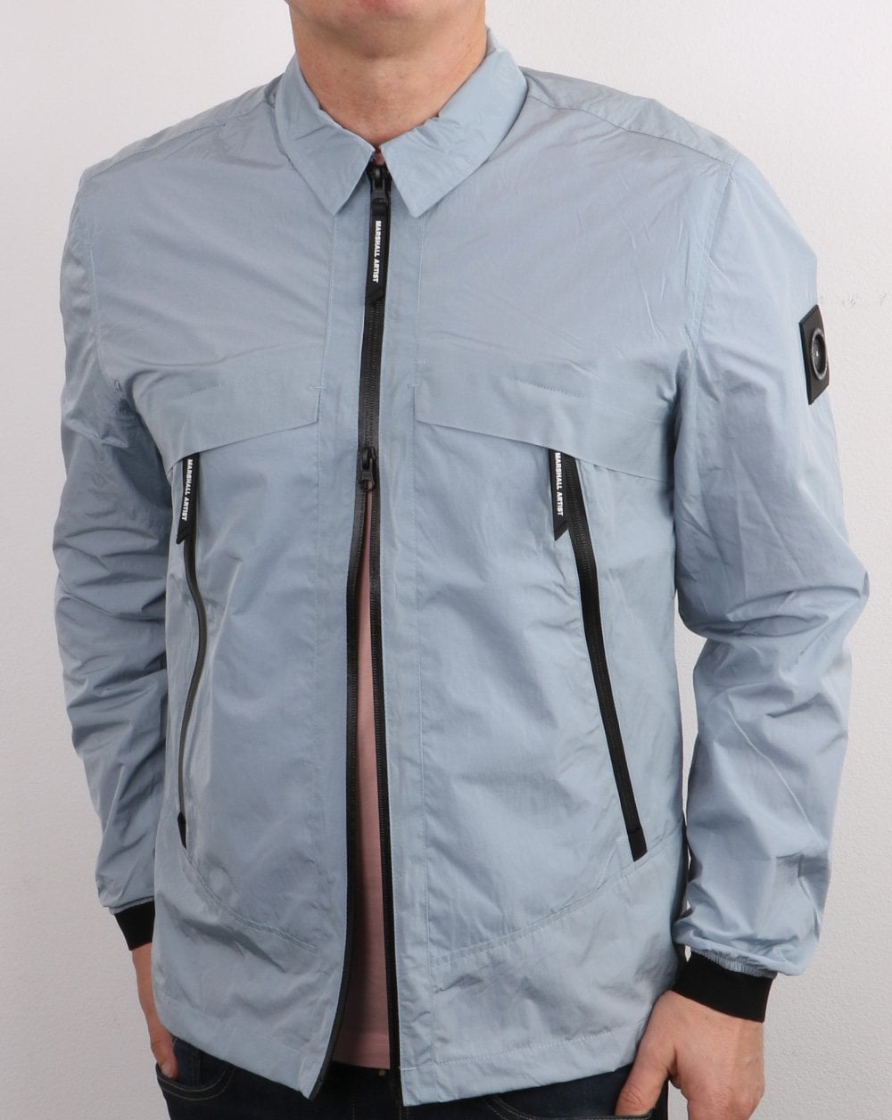 Marshall Artist Molecular Kita Overshirt Silbergrau