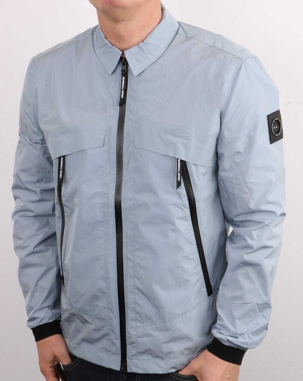 Marshall Artist Molecular Kita Overshirt Silbergrau