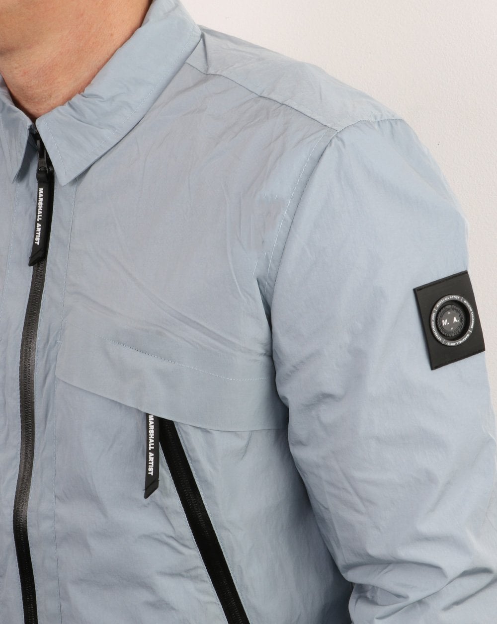 Marshall Artist Molecular Kita Overshirt Silbergrau