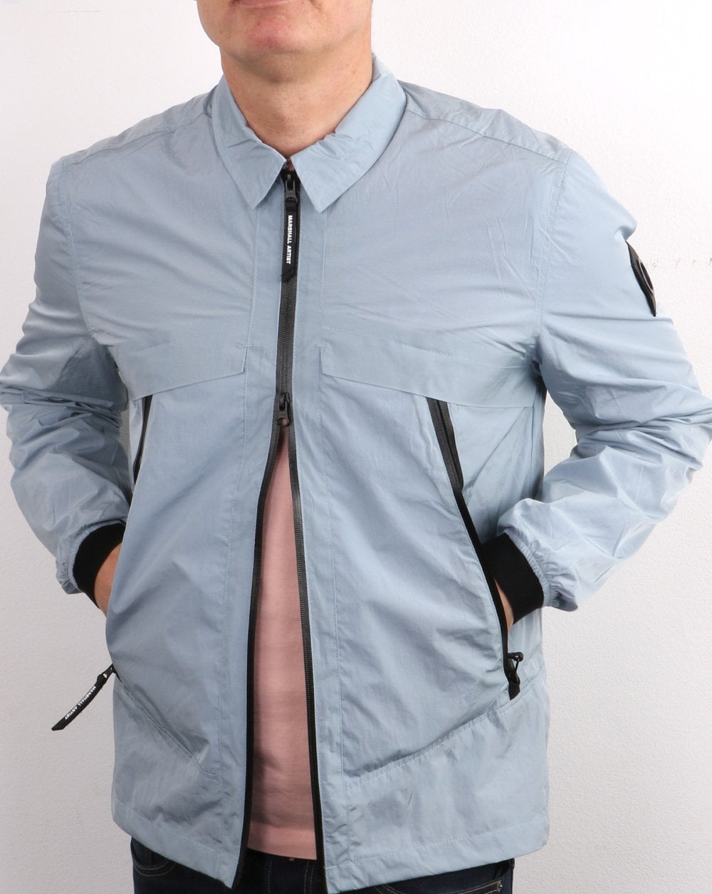 Marshall Artist Molecular Kita Overshirt Silbergrau