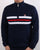 Fila Vintage 1/4 Zip Knit Jumper Navy stripe