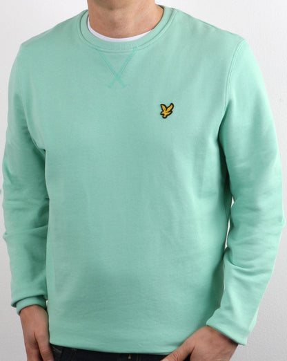 Lyle And Scott – Sweatshirt mit Rundhalsausschnitt in Minzgrün