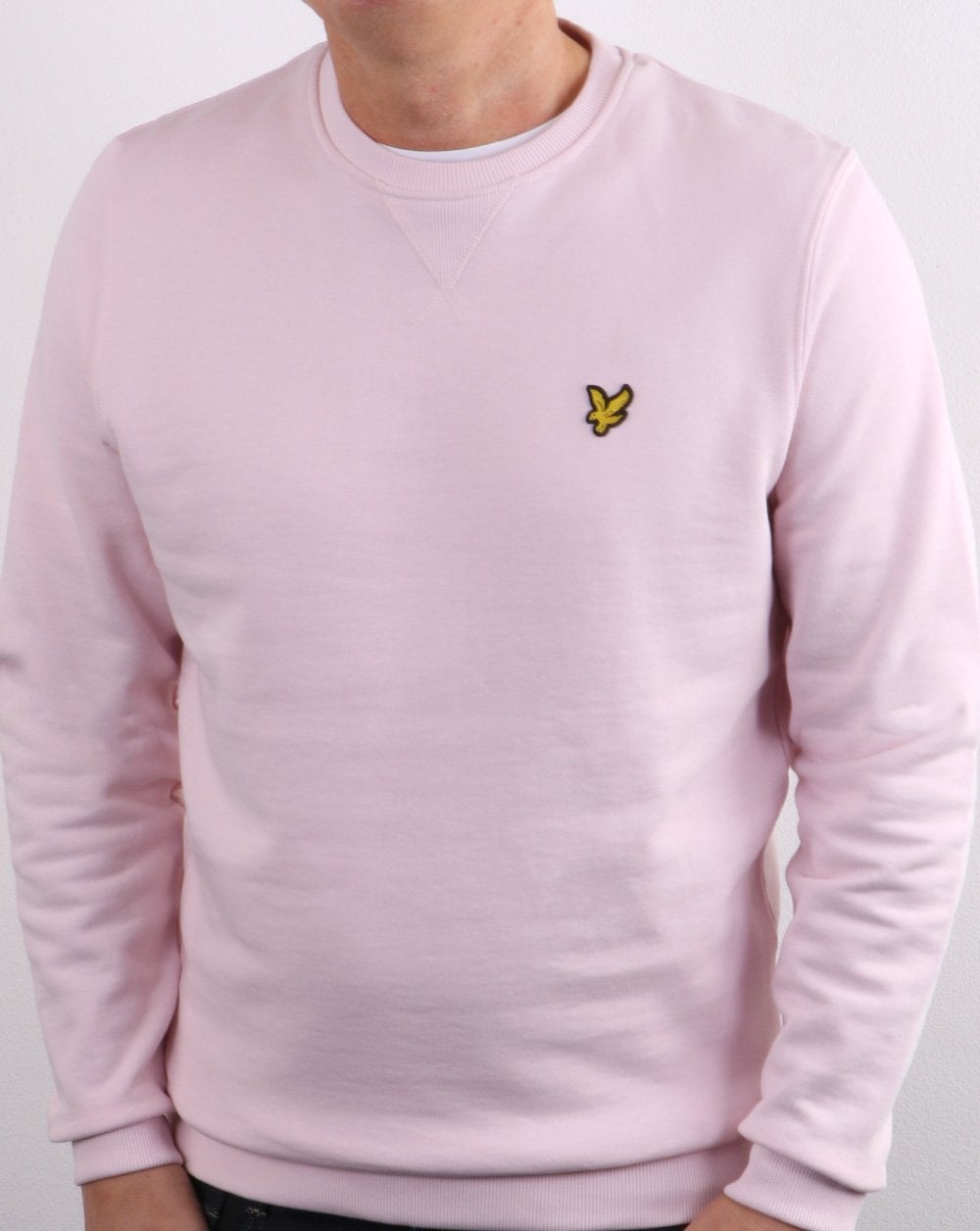 Lyle And Scott Crew Neck Sweatshirt Stonewash Pink
