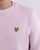 Lyle And Scott Crew Neck Sweatshirt Stonewash Pink