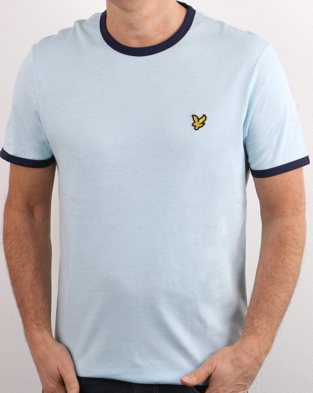 Lyle And Scott Ringer T-Shirt Deck Blau/Marineblau