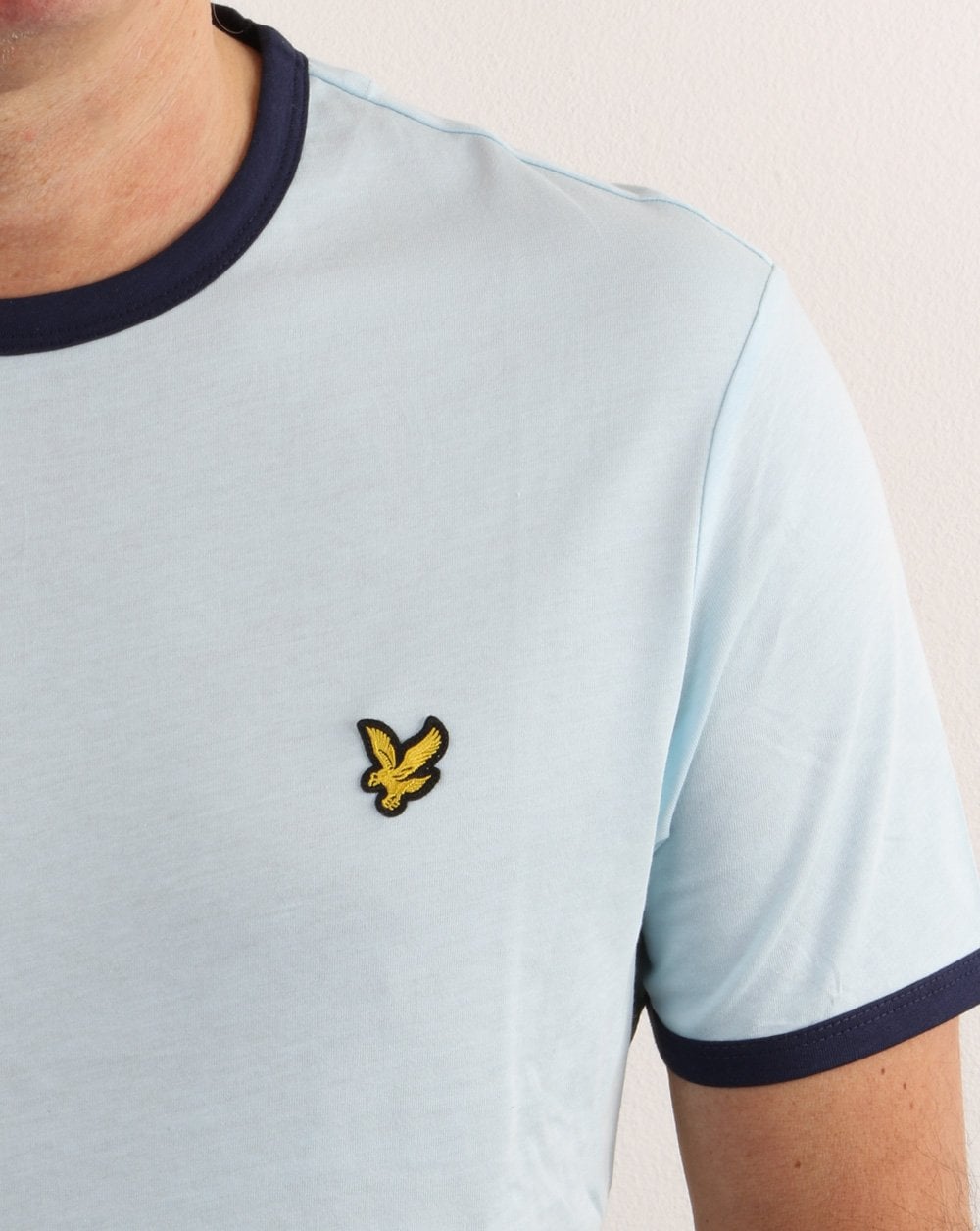 Lyle And Scott Ringer T-Shirt Deck Blau/Marineblau