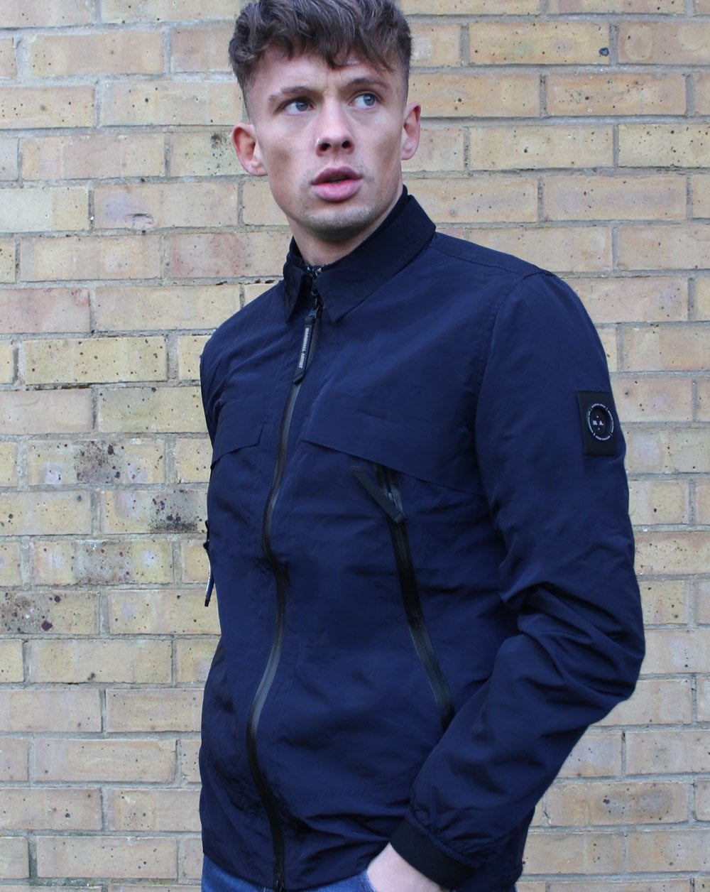 Marshall Artist Molecular Kita Overshirt Navy