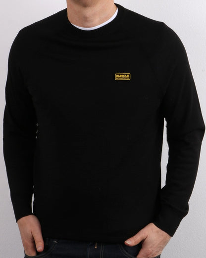 Barbour International Absorb Merino Strick Schwarz