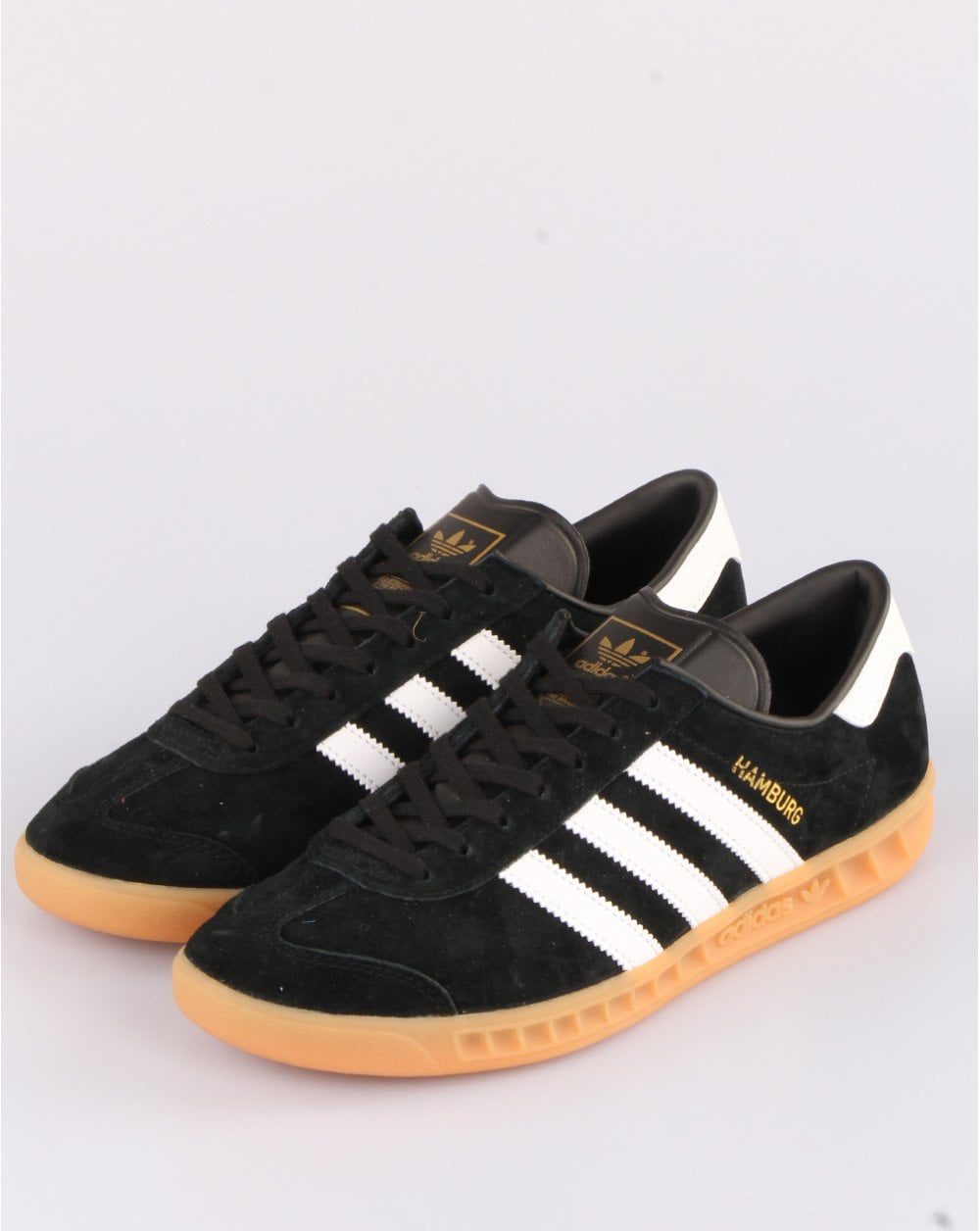 Adidas Hamburg Sneakers Schwarz/Weiß/Gummi