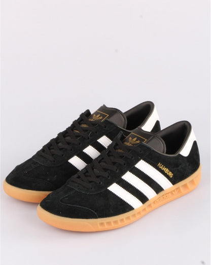 Adidas Hamburg Sneakers Schwarz/Weiß/Gummi