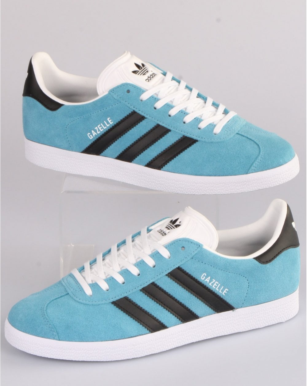 Adidas Gazelle Trainers Hazy Blue/Black