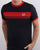 Sergio Tacchini Masters T Shirt Navy /Red