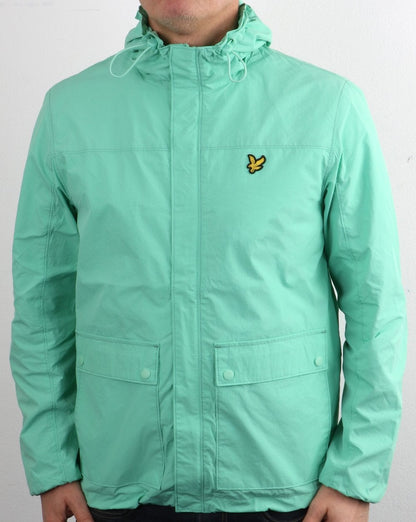 Lyle And Scott – Kapuzenjacke mit Tasche in Minze