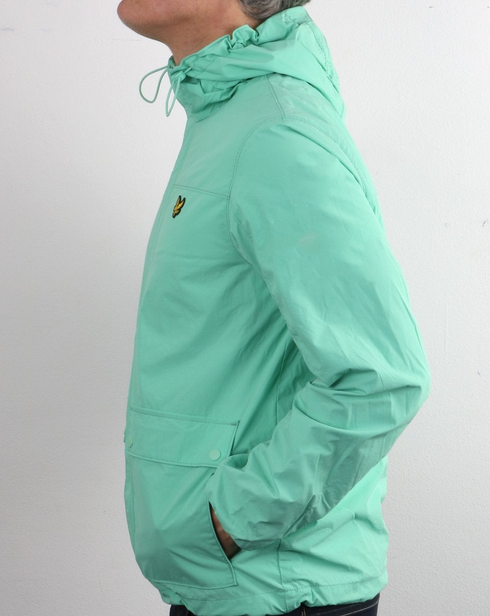 Lyle And Scott – Kapuzenjacke mit Tasche in Minze