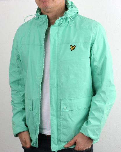 Lyle And Scott – Kapuzenjacke mit Tasche in Minze