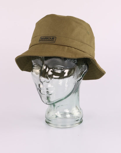 Barbour International Norton Drill Sportmütze Vintage Grün