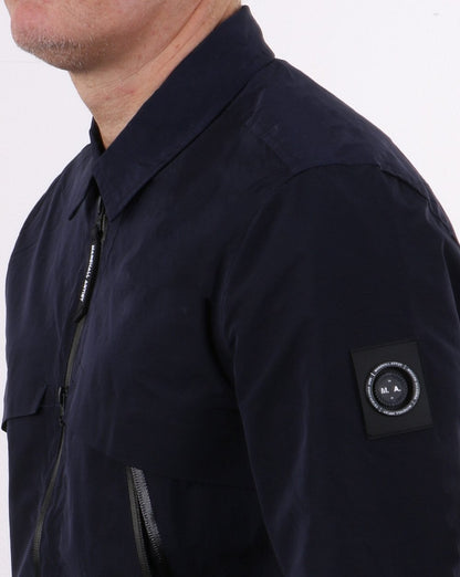 Marshall Artist Molecular Kita Überhemd Marineblau