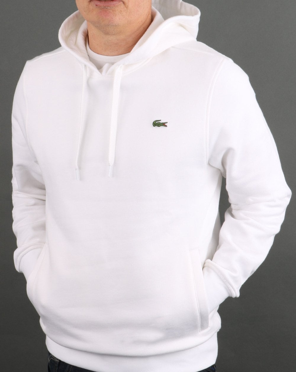 Lacoste Kapuzensweatshirt Weiß
