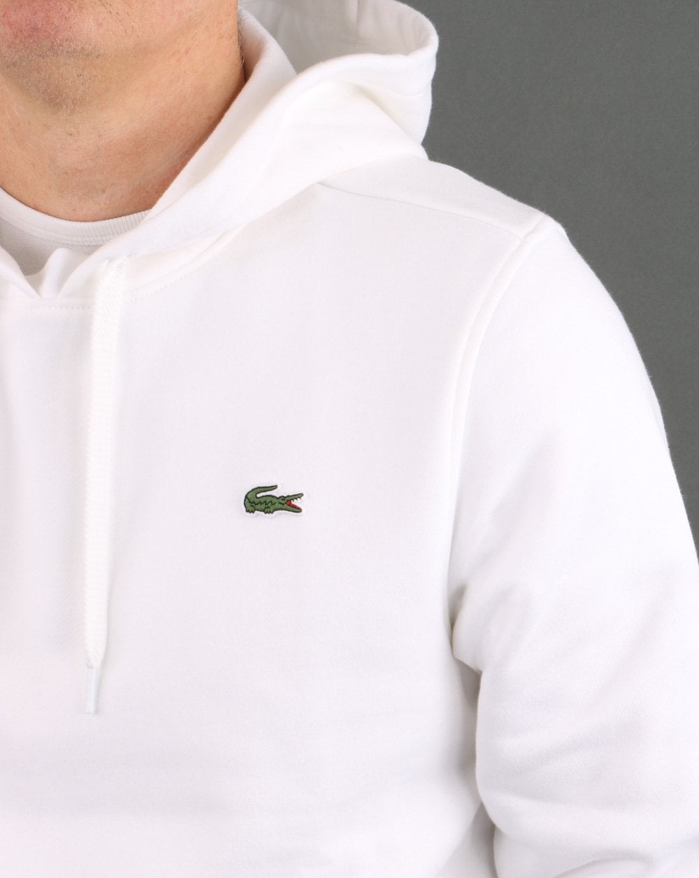 Lacoste Kapuzensweatshirt Weiß