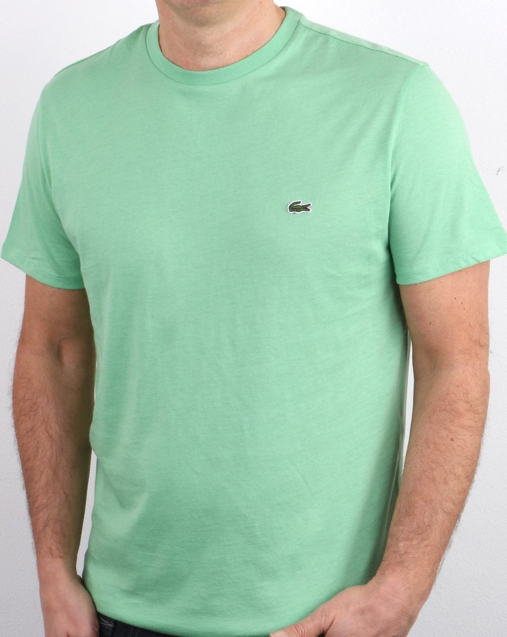 Lacoste – T-Shirt mit Rundhalsausschnitt, Minze