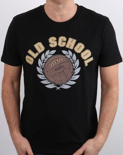 Old School FC T-Shirt Schwarz