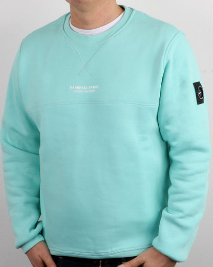 Marshall Artist Siren Sweatshirt Aqua Blau