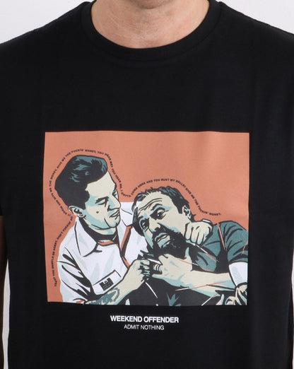 Weekend Offender 'Morrie' Goodfellas T-Shirt Schwarz