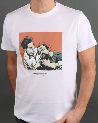 Weekend Offender 'Morrie' Goodfellas T-Shirt Weiß