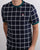 Fila Vintage Window Check T Shirt Navy