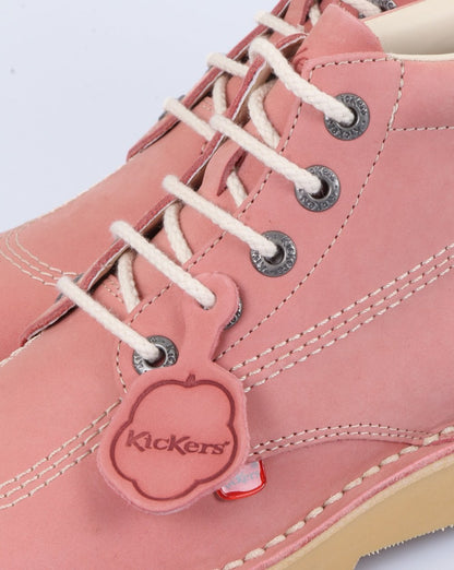 Kickers Kick Hi Nubuk-Stiefel, Rosa