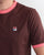Fila Vintage Ringer T Shirt Brown/Coral