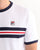 Fila Vintage Chest Stripe T Shirt White