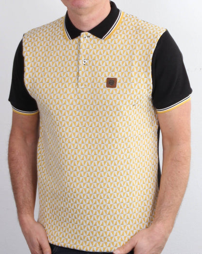 Trojan Diamond Poloshirt Schwarz/Gold