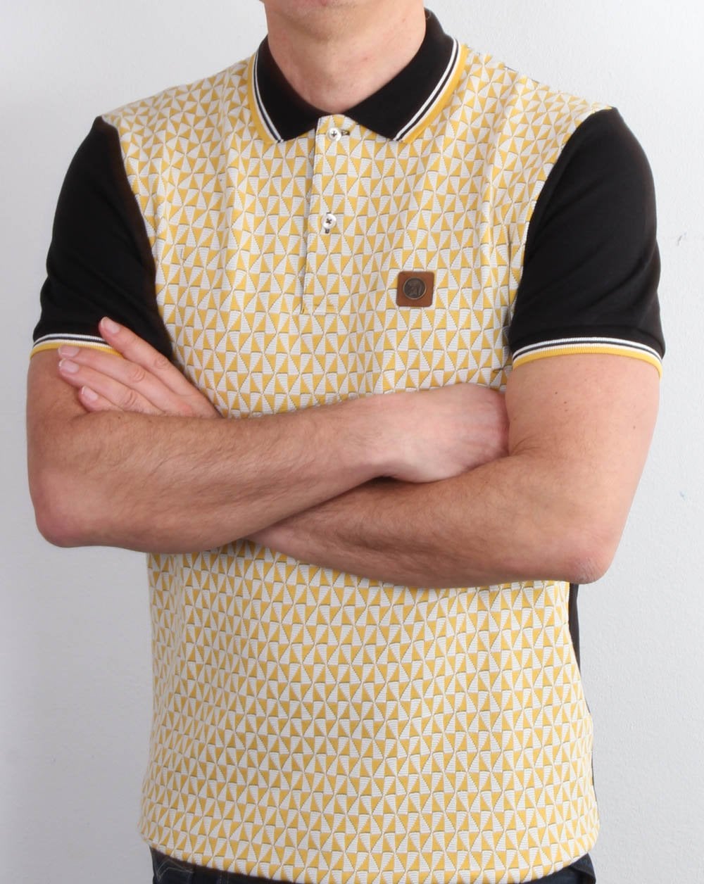 Trojan Diamond Poloshirt Schwarz/Gold