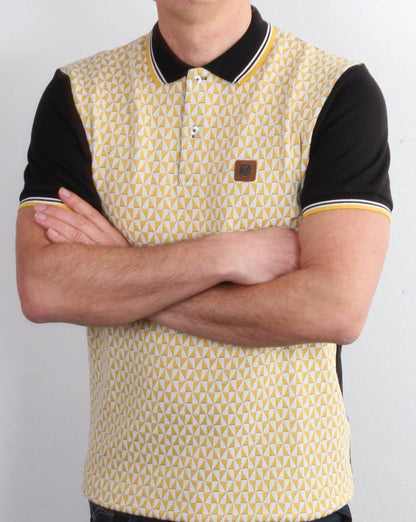 Trojan Diamond Poloshirt Schwarz/Gold