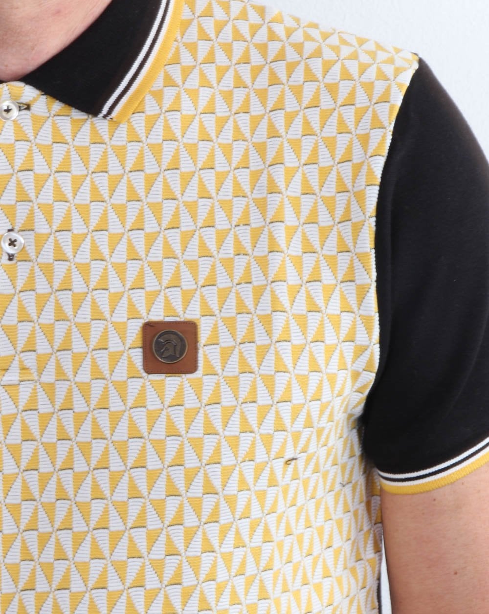 Trojan Diamond Poloshirt Schwarz/Gold